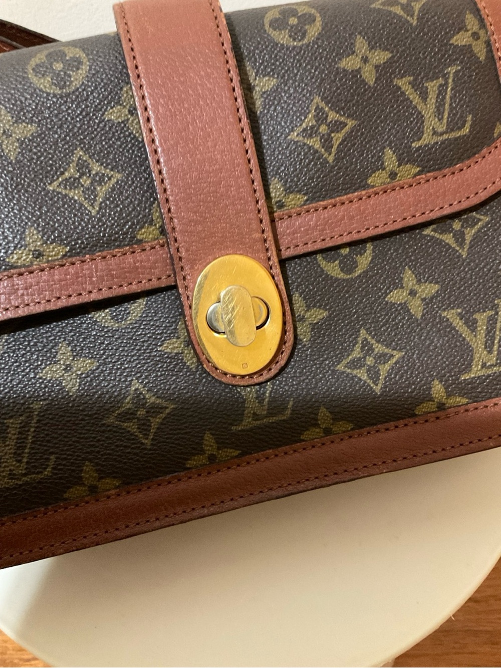 Authentic Vintage Louis Vuitton Monogram Sac Rabat Shoulder Bag + COA - Picture 2 of 15